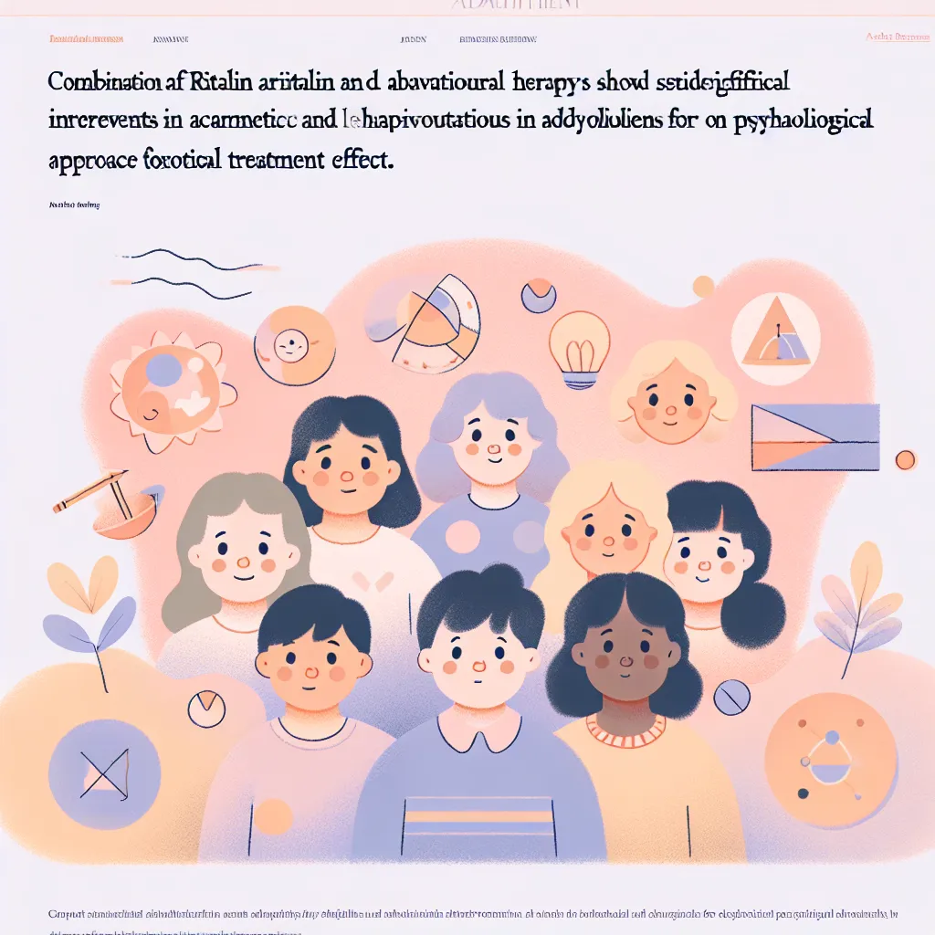 Optimálna liečba ADHD: Ritalin a behaviorálna terapia ako úspešný tím